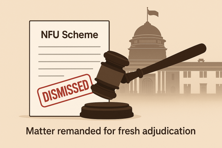 Order dismissing NFU claim set aside as the Tribunal had failed to adjudicate the petitioners’ entitlement on merits, necessitating remand for fresh consideration.