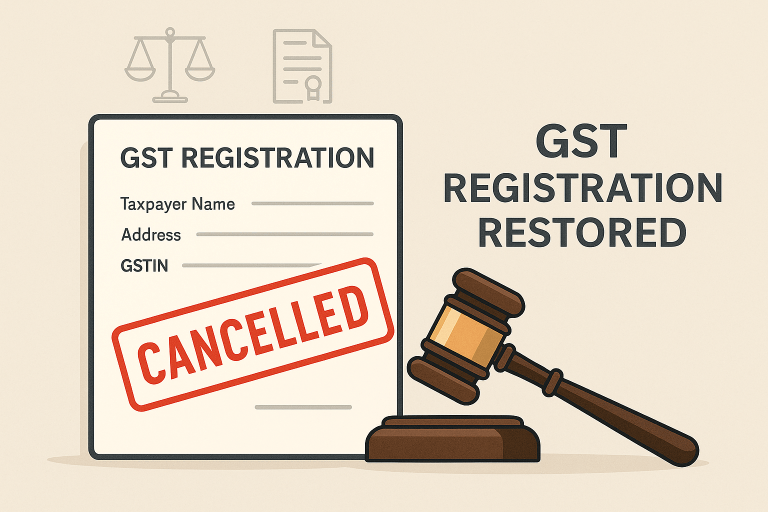 GST registration restored as the cancellation order and show cause notice were quashed for being devoid of particulars, lacking reasons, and imposing retrospective cancellation without justification