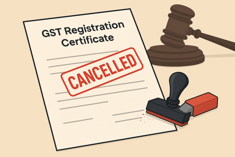 Retrospective cancellation of GST registration quashed as the officer failed to record objective satisfaction and ignored the taxpayer’s earlier voluntary cancellation request