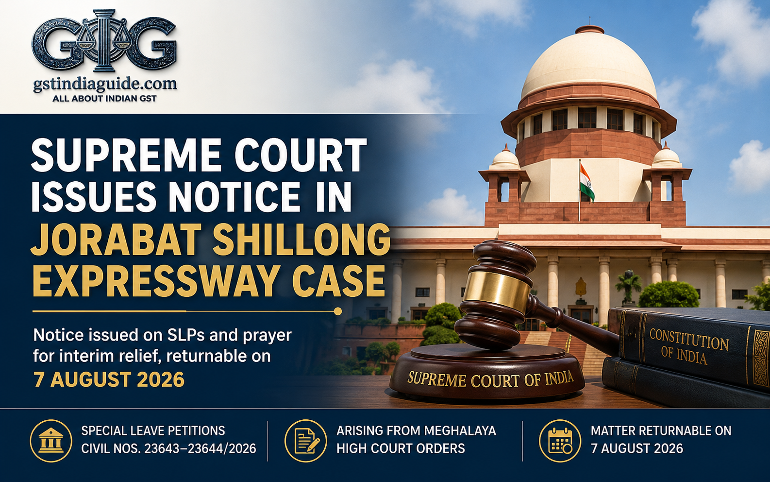 Supreme Court Issues Notice in Jorabat Shillong Expressway Case