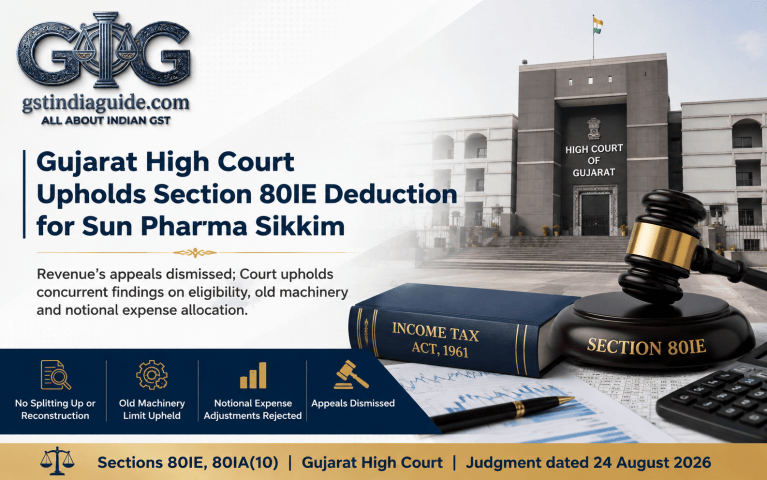 Gujarat High Court Upholds Section 80IE Deduction for Sun Pharma Sikkim