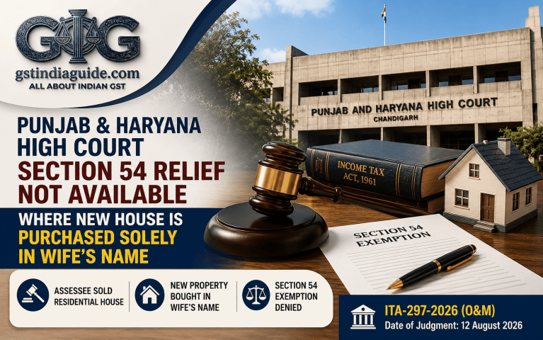 Subh Karan Yadav v. Income Tax Officer: Section 54 Exemption Denied Where New House Was Purchased Solely in Wife’s Name