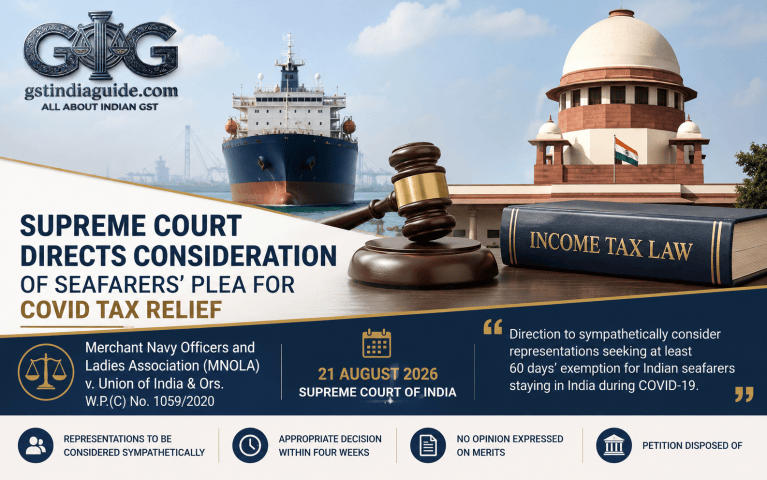 Supreme Court Directs Consideration of Tax Relief Plea for Indian Seafarers